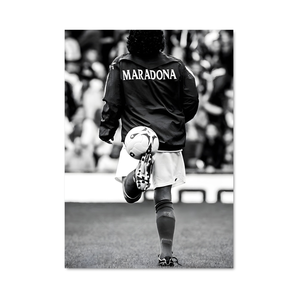 Poster Maradona en Action